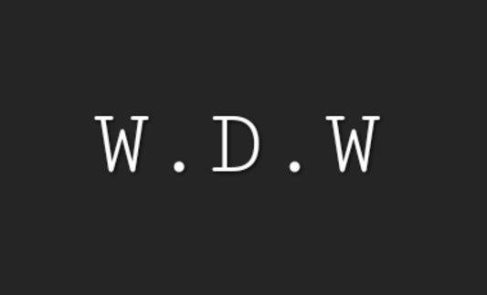 W.D.W gift card