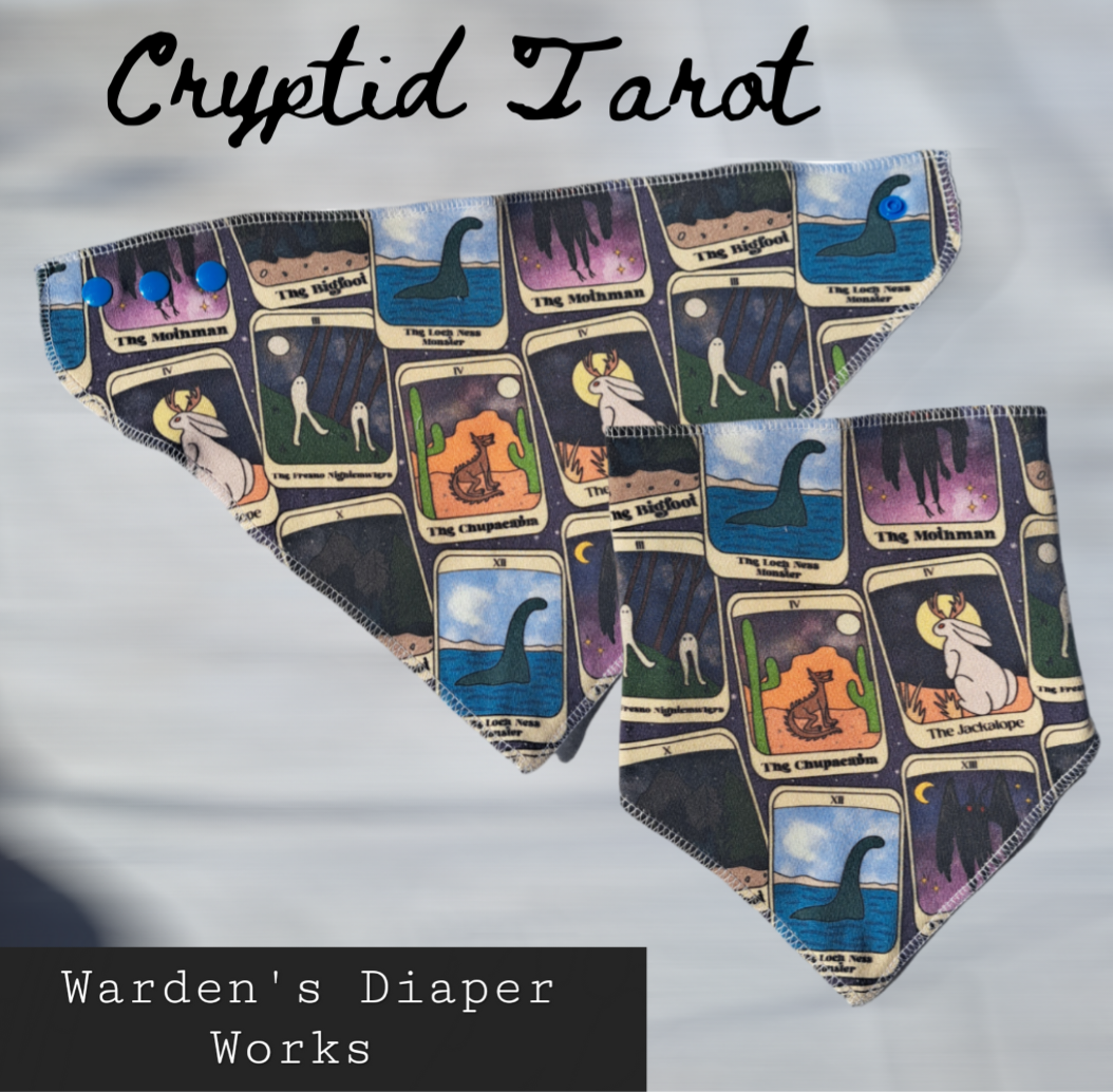 Bandana bib- Cryptid Tarot