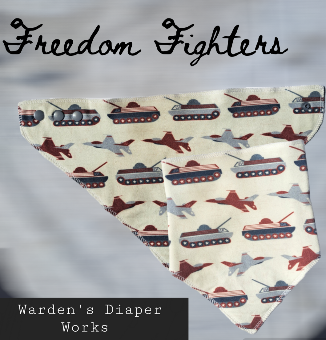 Bandana bib- Freedom Fighters